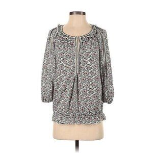 Maxstudio Floral Blouse Size Large Pre-owned